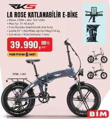 RKS LA ROSE KATLANABİLİR E-BİKE BİSİKLET RKS LA ROSE KATLANABİLİR E-BİKE BİSİKLET